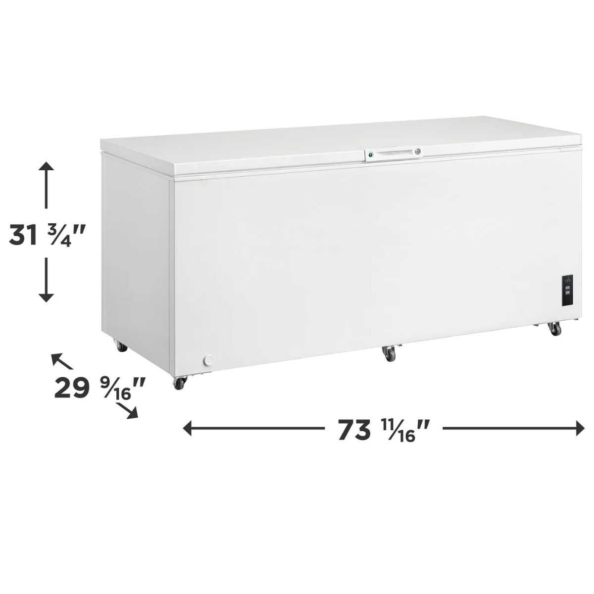Frigidaire 20 Cu. Ft. Garage Ready Manual Defrost Chest Freezer: White