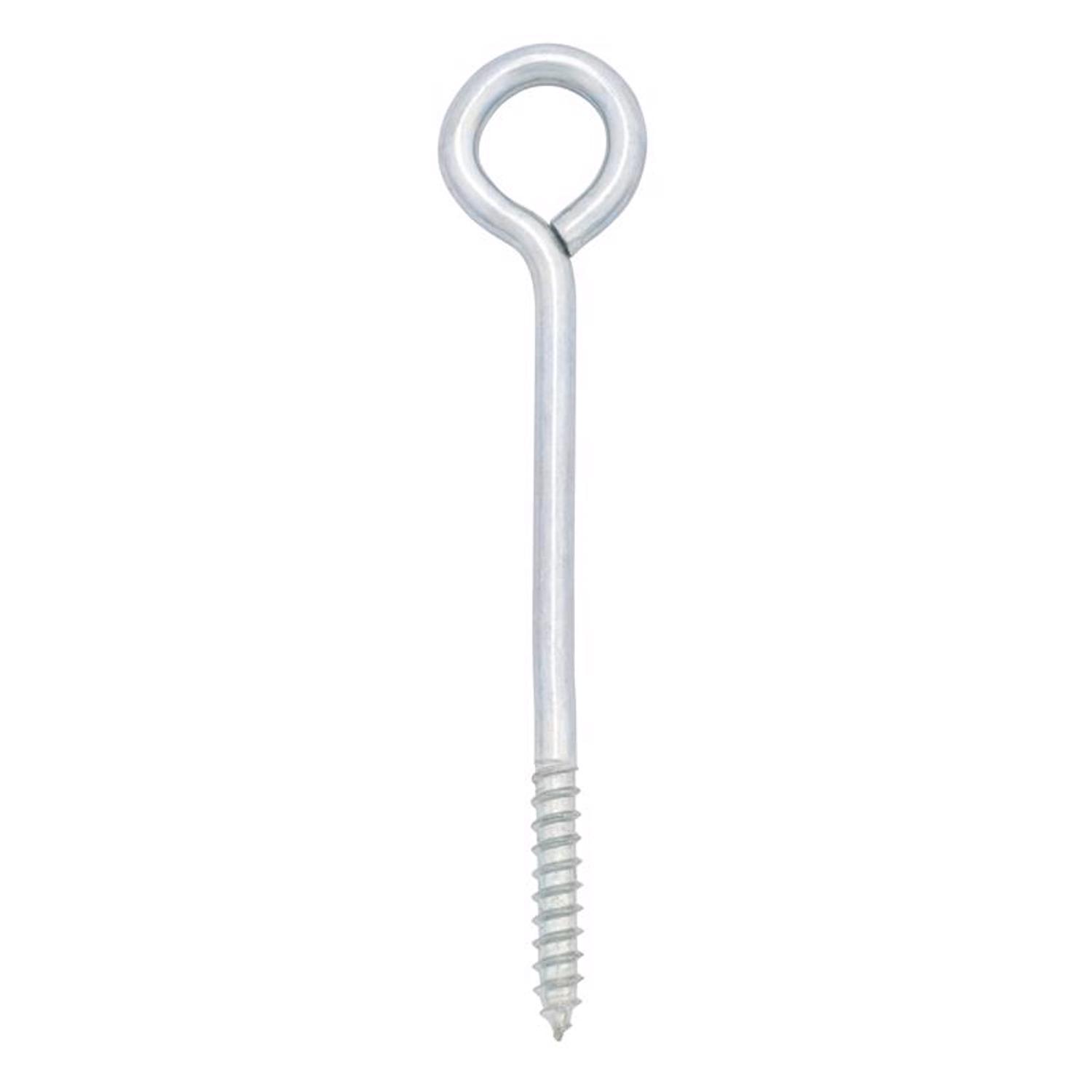 Hampton 1/4 in. X 5 in. L Zinc-Plated Steel Lag Thread Eyebolt