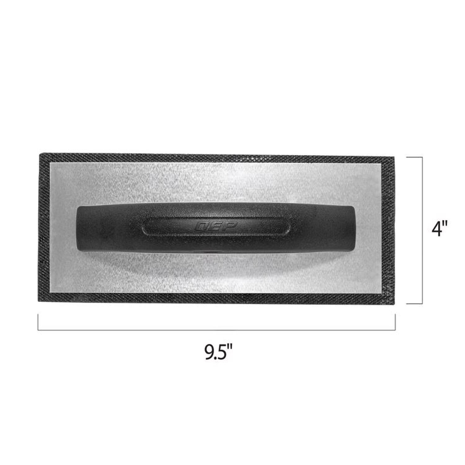 QEP 4 in. W X 9.5 in. L Rubber Grout Float Smooth