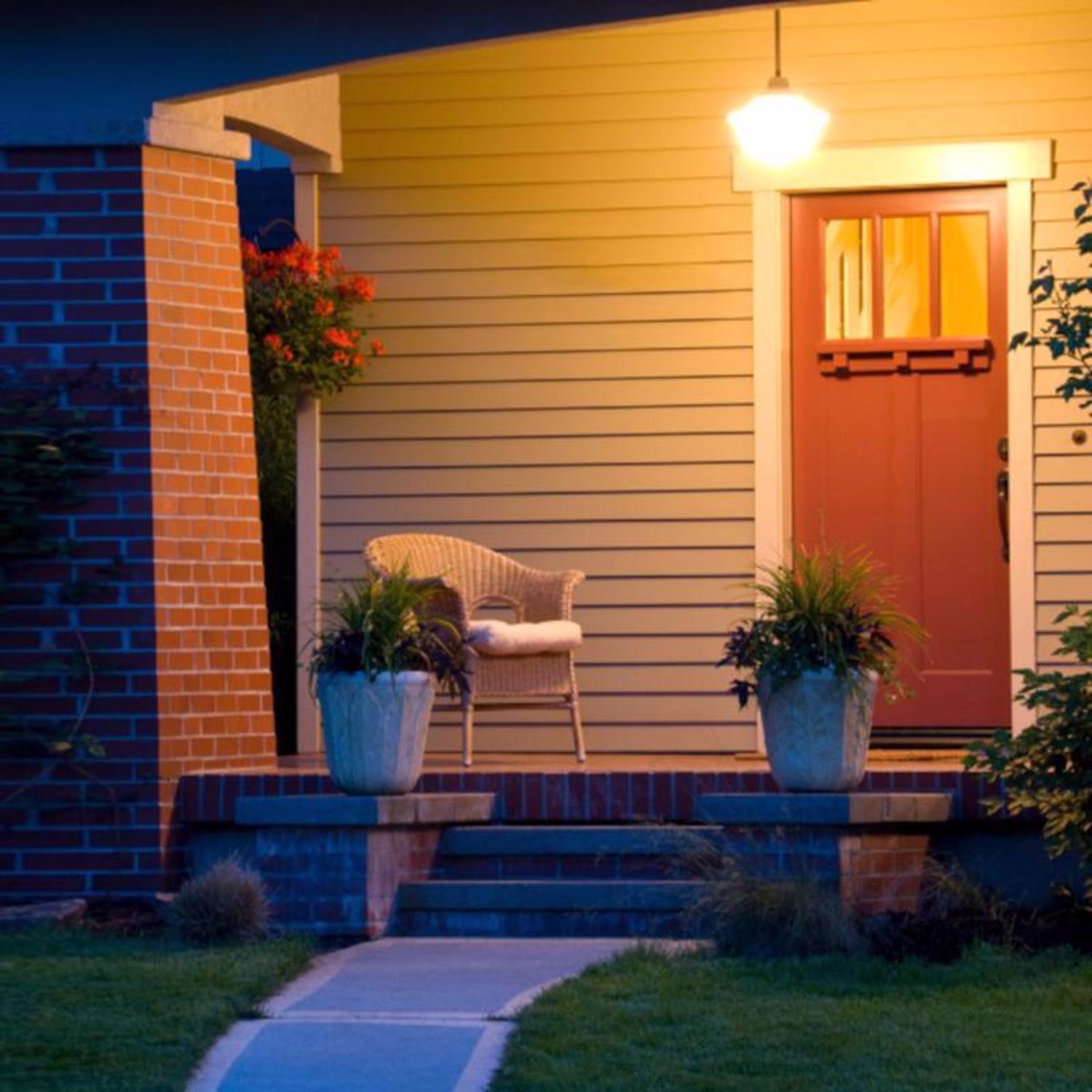 Feit A19 E26 (Medium) LED Bug Light Yellow 60 Watt Equivalence 1 pk