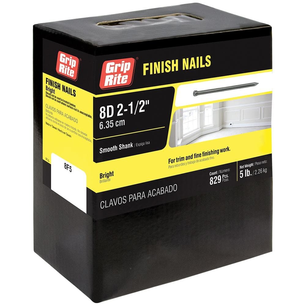 Grip-Rite Nail Finish Bright 8d 5#