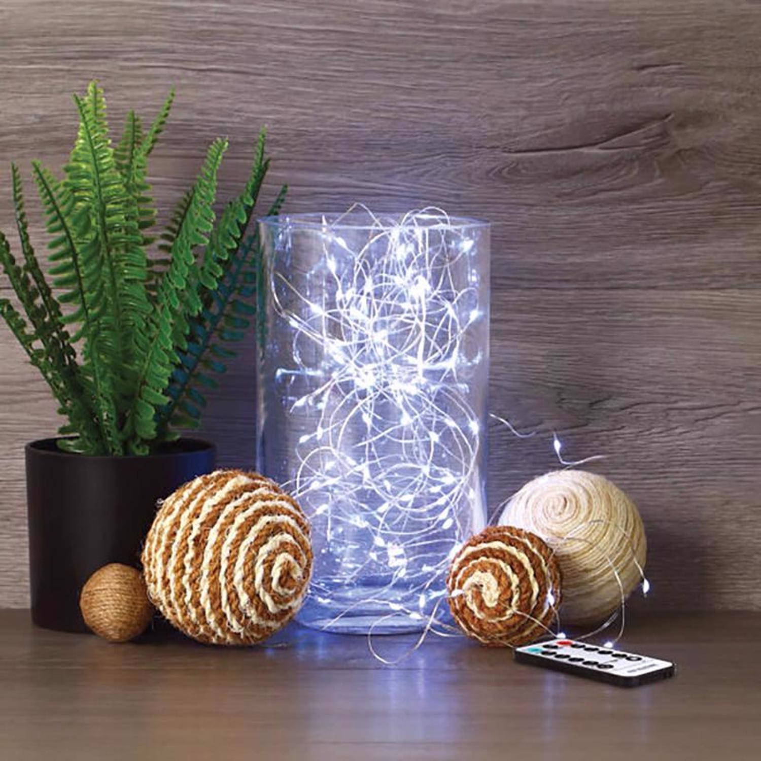 Feit LED Fairy String Lights Cool White 30 ft. 100 lights Stine Home