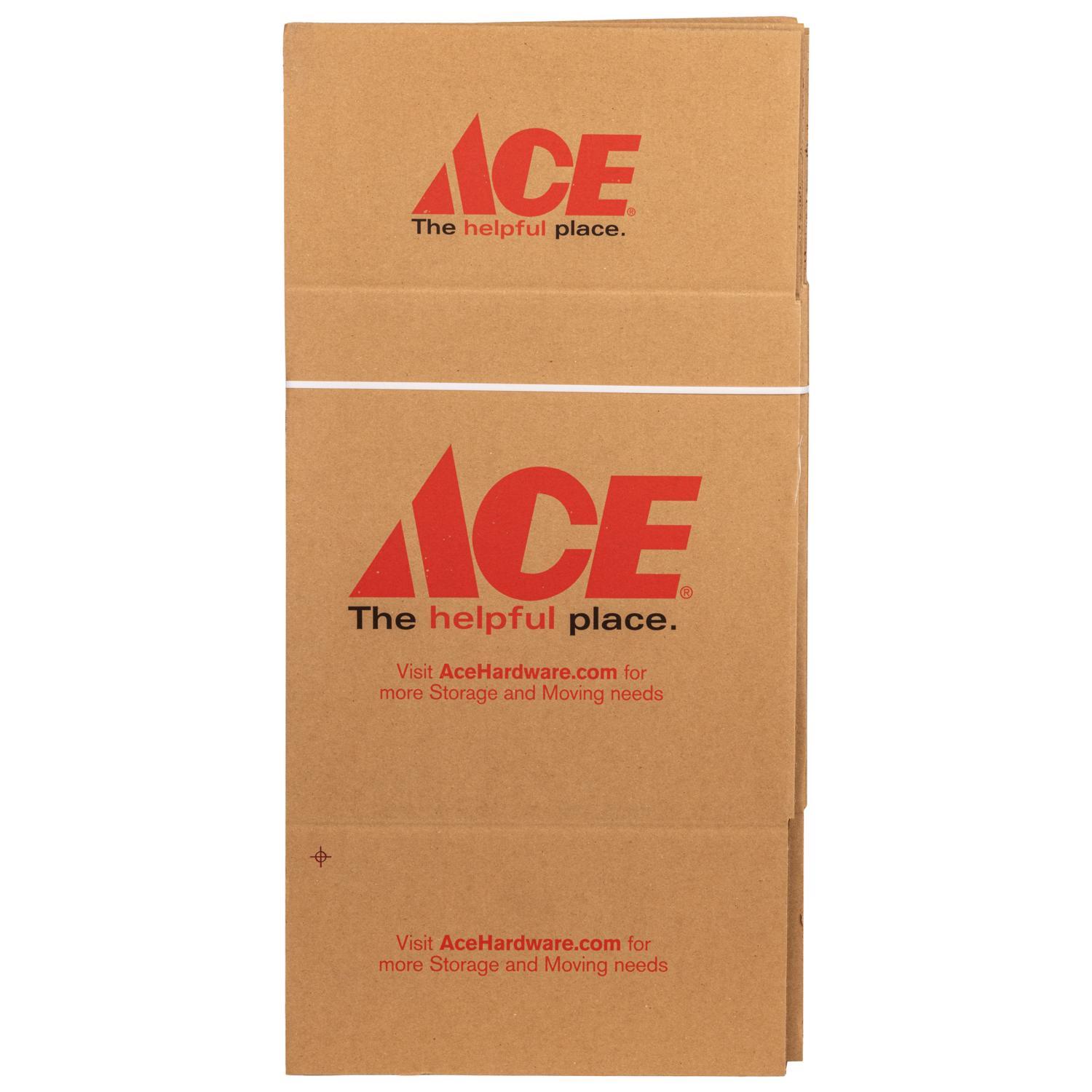 Ace 14 in. H X 14 in. W X 14 in. L Cardboard Corrgugated Box 1 pk