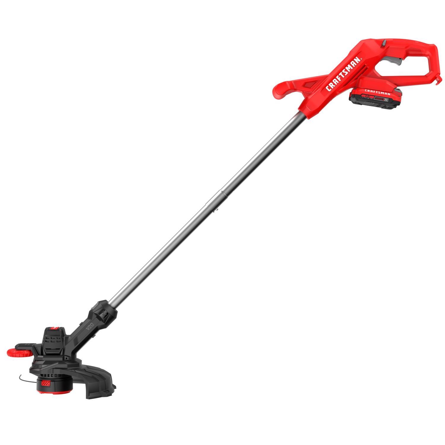 Craftsman CMCST915D1 10 in. 20 V Battery String Trimmer Kit (Battery & Charger)
