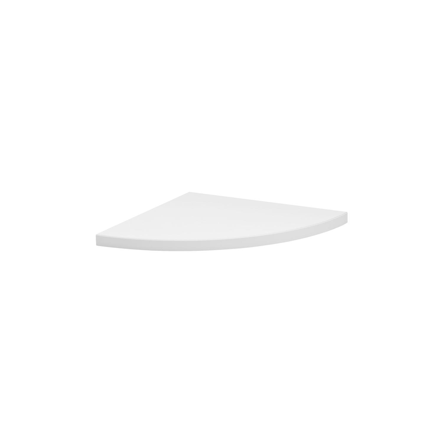 Dolle Lite.75 in. H X 11.8 in. W X 11.8 in. D White Wood Corner Shelf