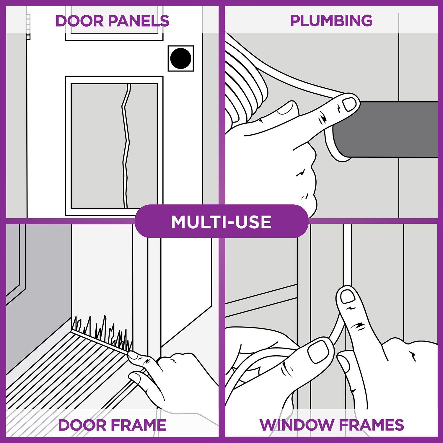 M-D Building Products White Vinyl Caulking Cord For Doors and Windows 30 in. L X 0.13 in.