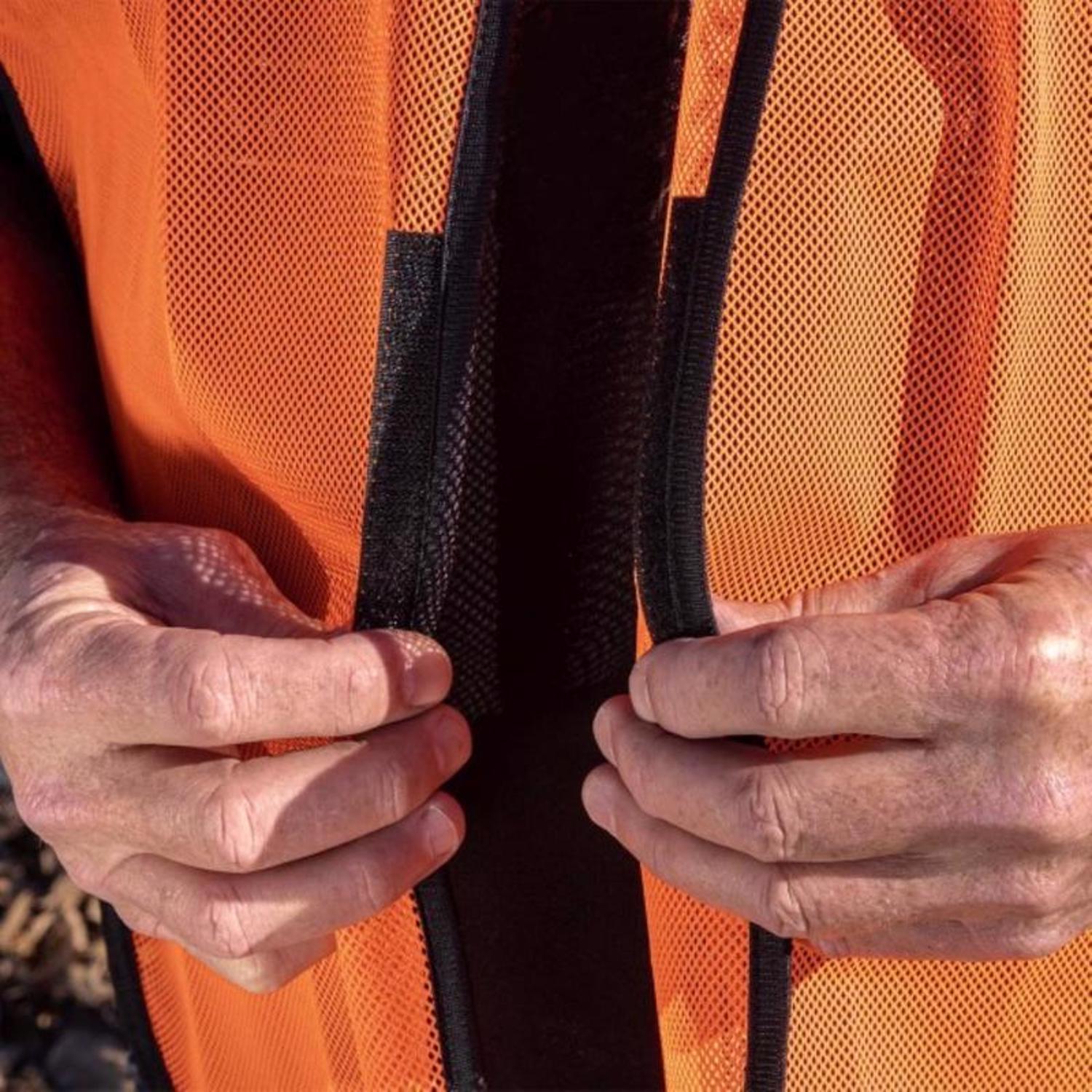 C.H. Hanson Reflective Safety Vest Orange One Size Fits All