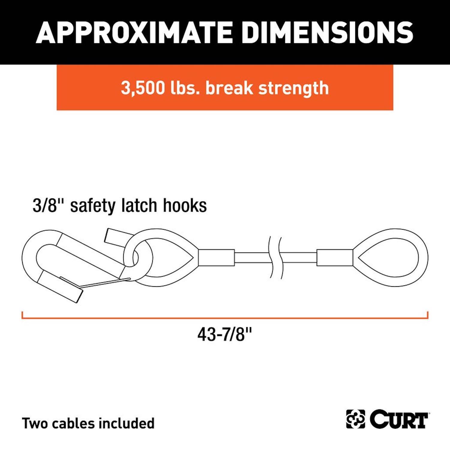 CURT Safety Cable