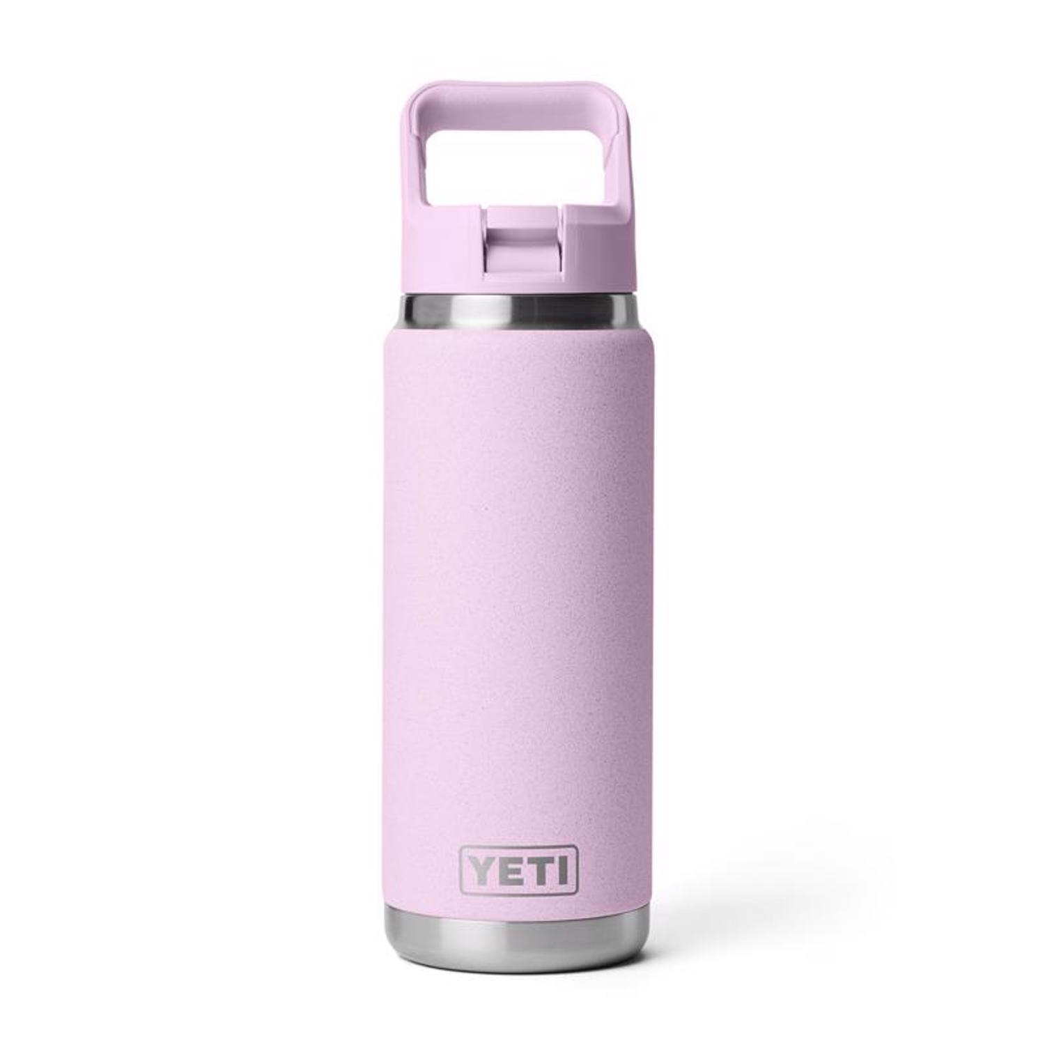 YETI Rambler 26 oz Cherry Blossom BPA Free Bottle with Straw Cap