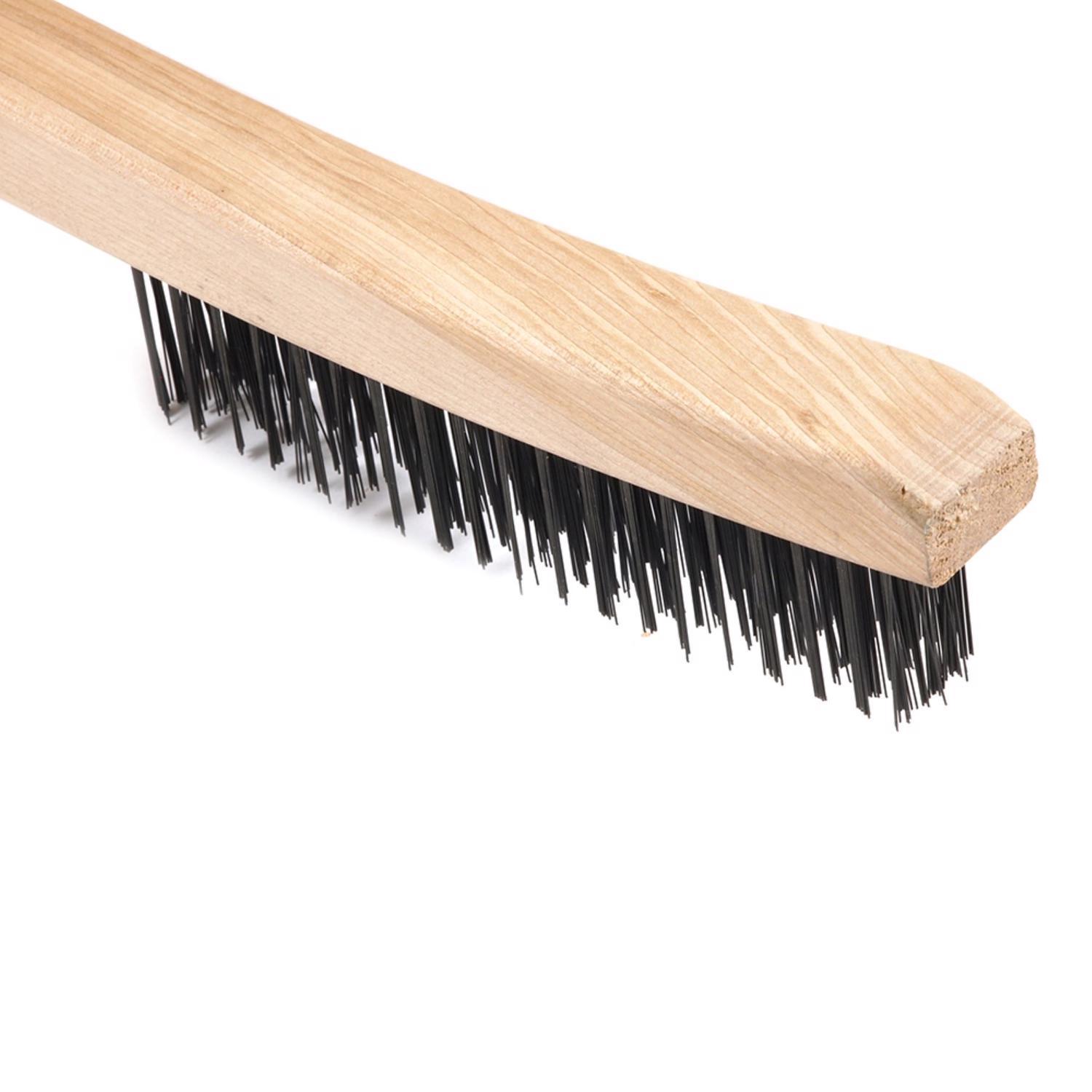 Forney 13-3/4 in. L X 2.25 in. W Scratch Brush Wood 1 pc