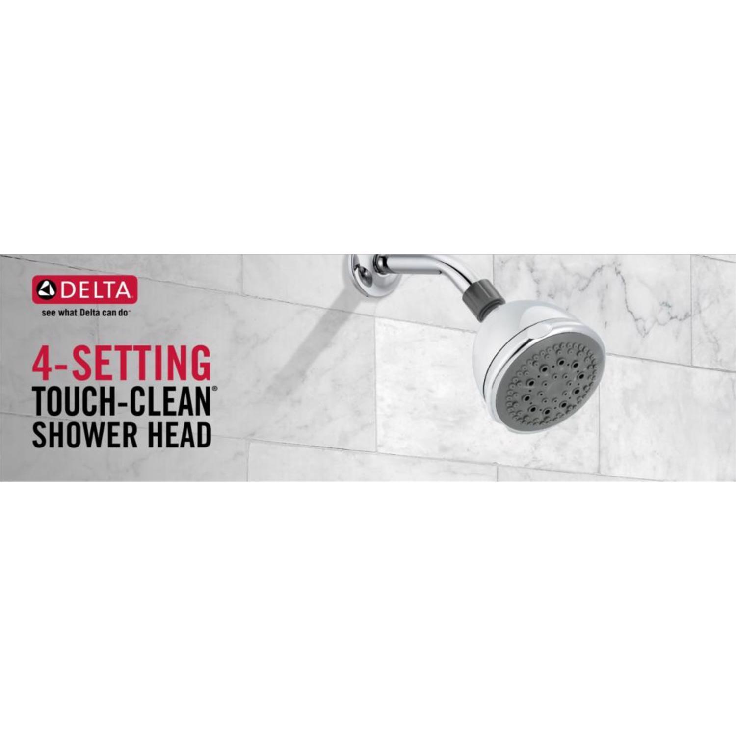 Delta Chrome Chrome 5 settings Showerhead 1.75 gpm