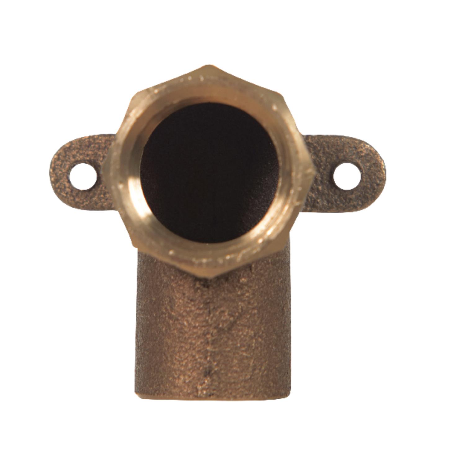 NIBCO 3/4 in. Sweat X 3/4 in. D FPT Brass Drop Ear Elbow 1 pk