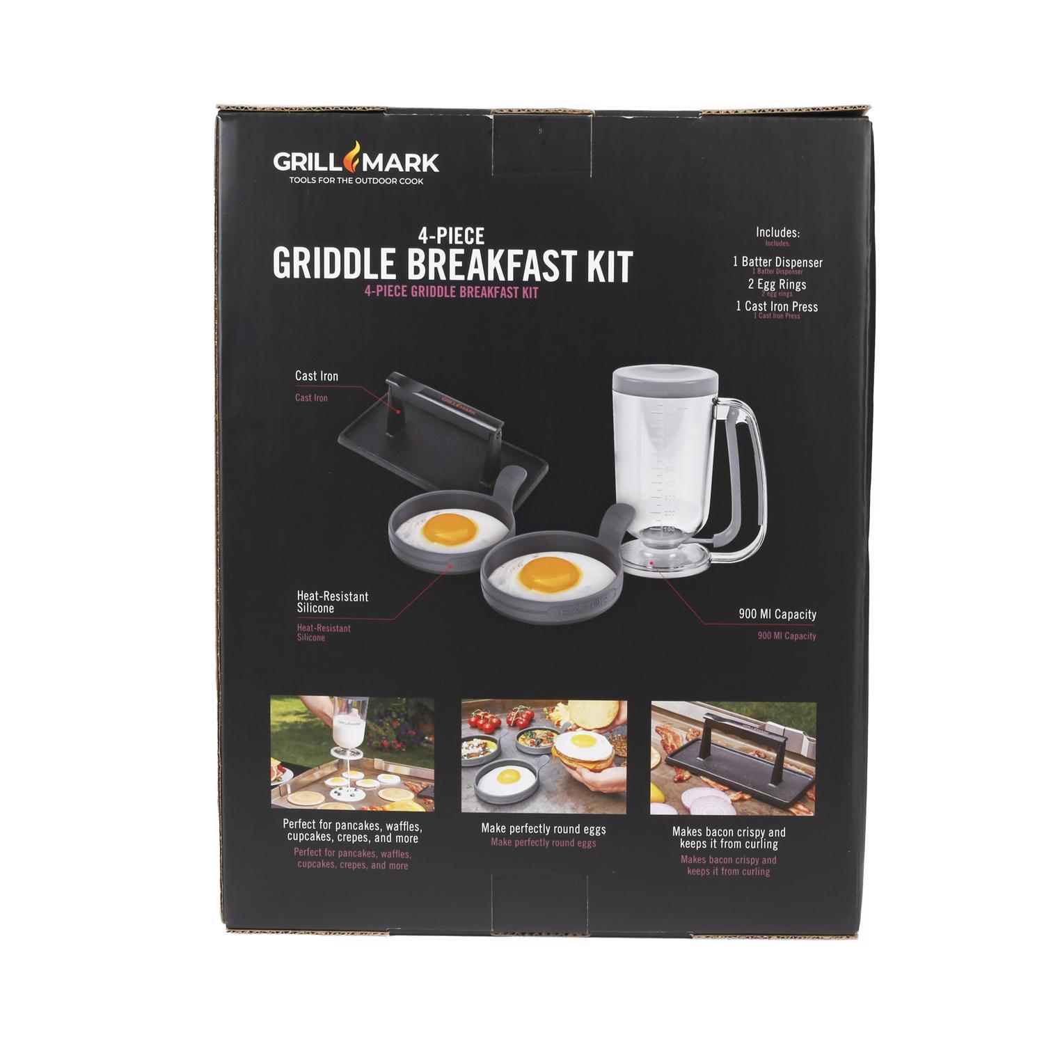 Grill Mark Cast Iron Breakfast Kit 4 pc