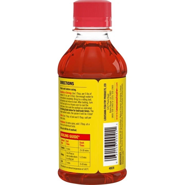 Louisiana Fish Fry Concentrated Crawfish, Shrimp & Crab Boil - 8 oz