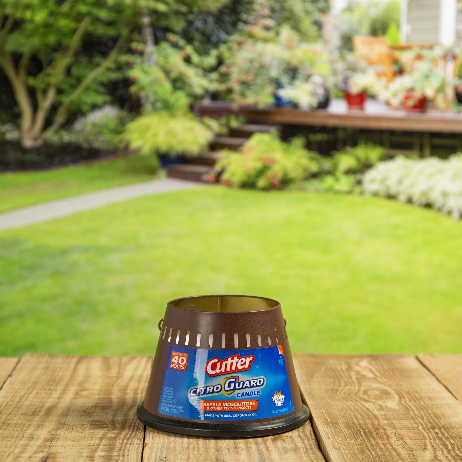 Cutter Citro Guard Citronella Candle For Mosquitoes/Other Flying Insects 20 oz