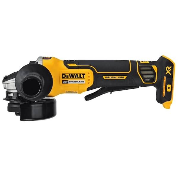 DeWalt ATOMIC 20V Lithium-Ion Cordless 2-Tool Combo Kit and 4.5 in. Angle Grinder with 5.0 Ah and 2.0 Ah Batteries and Charger