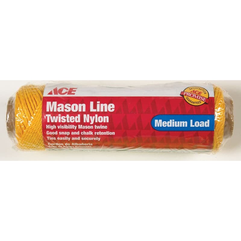 Ace 18 in. D X 260 ft. L Gold Twisted Nylon Twine