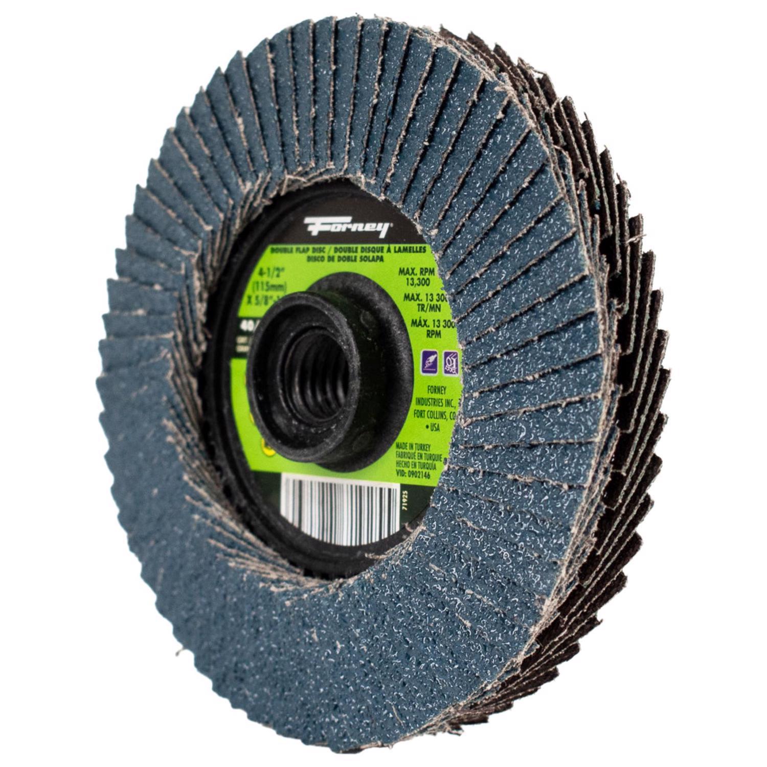 Forney 4-1/2 in. D Metal Grinding Wheel