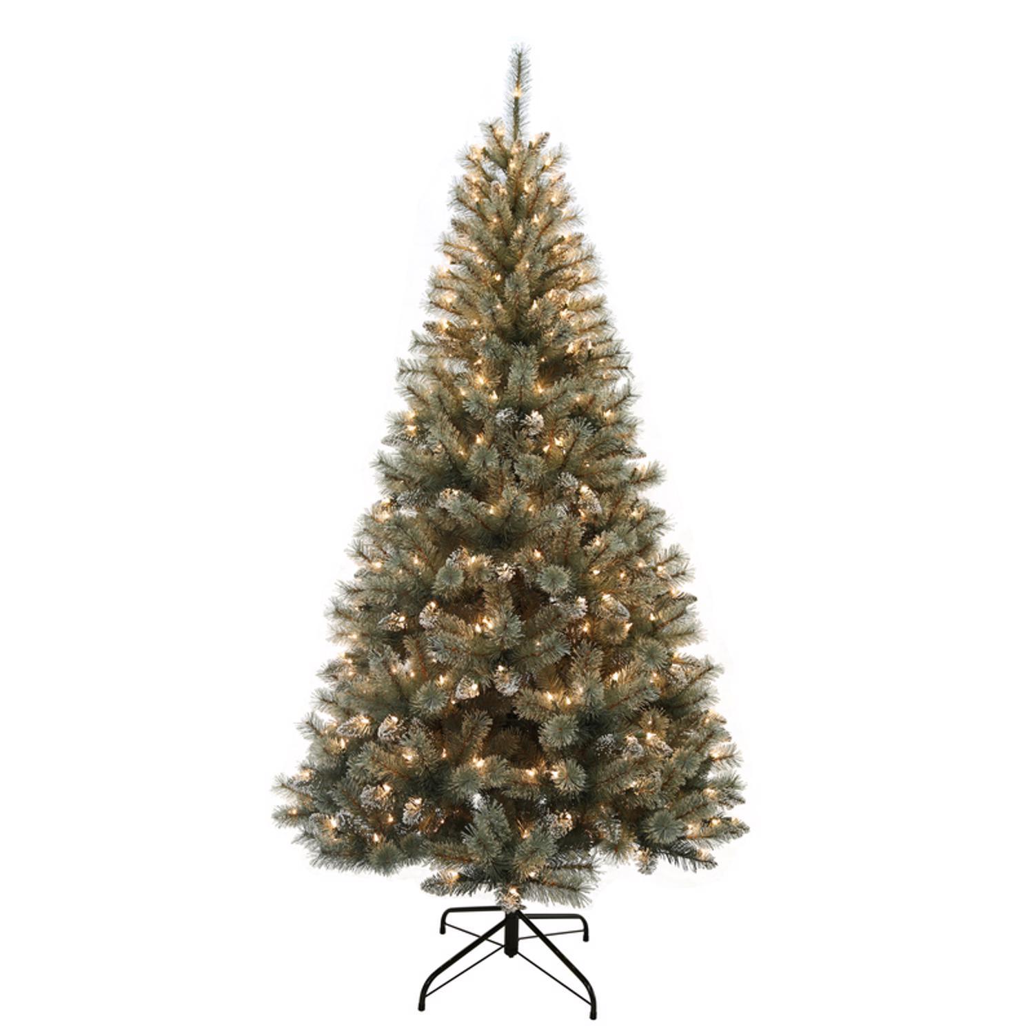 Celebrations 7 ft. Full Incandescent 400 lights Cashmere Christmas Tree