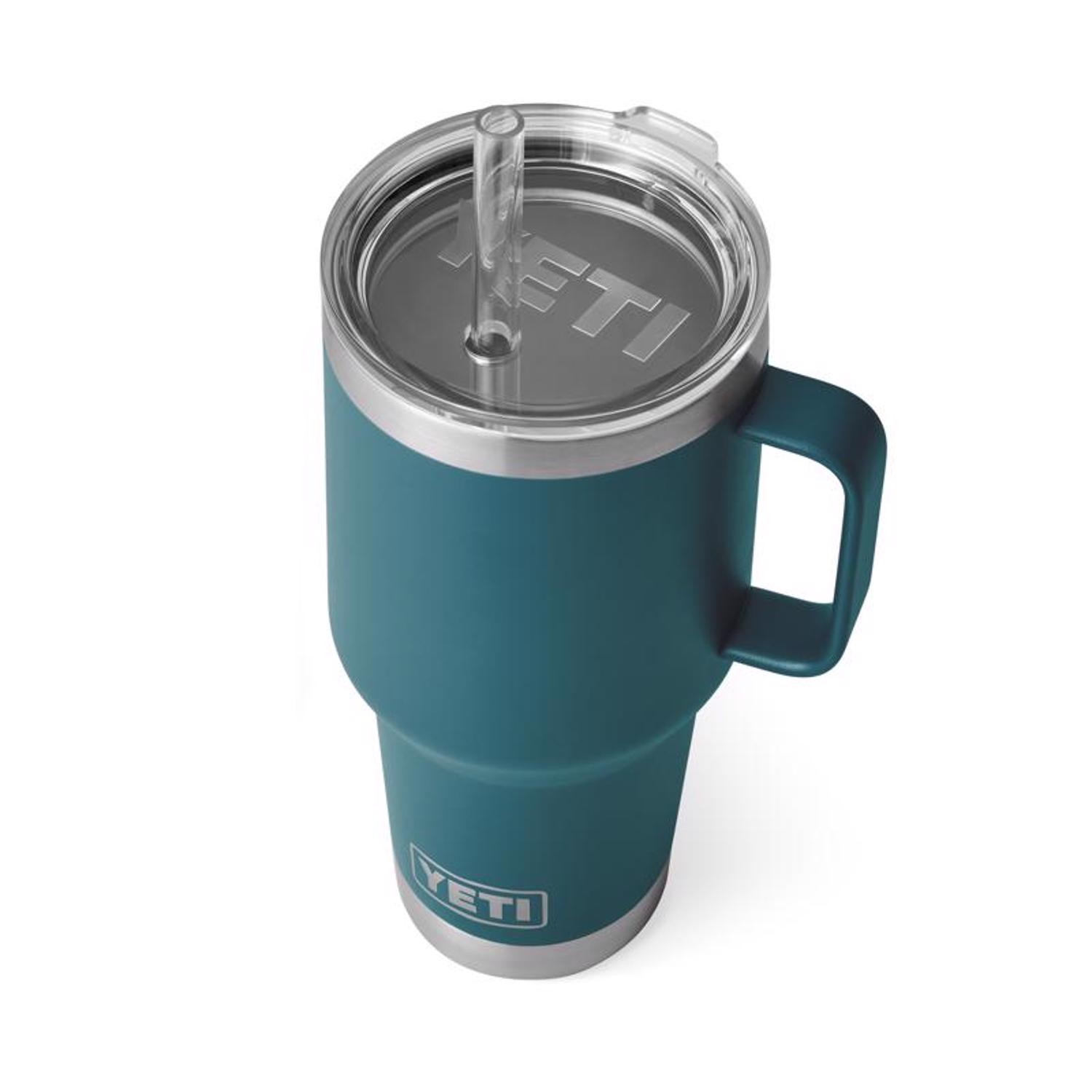 YETI Rambler 35 oz Agave Teal BPA Free Straw Mug Stine Home + Yard
