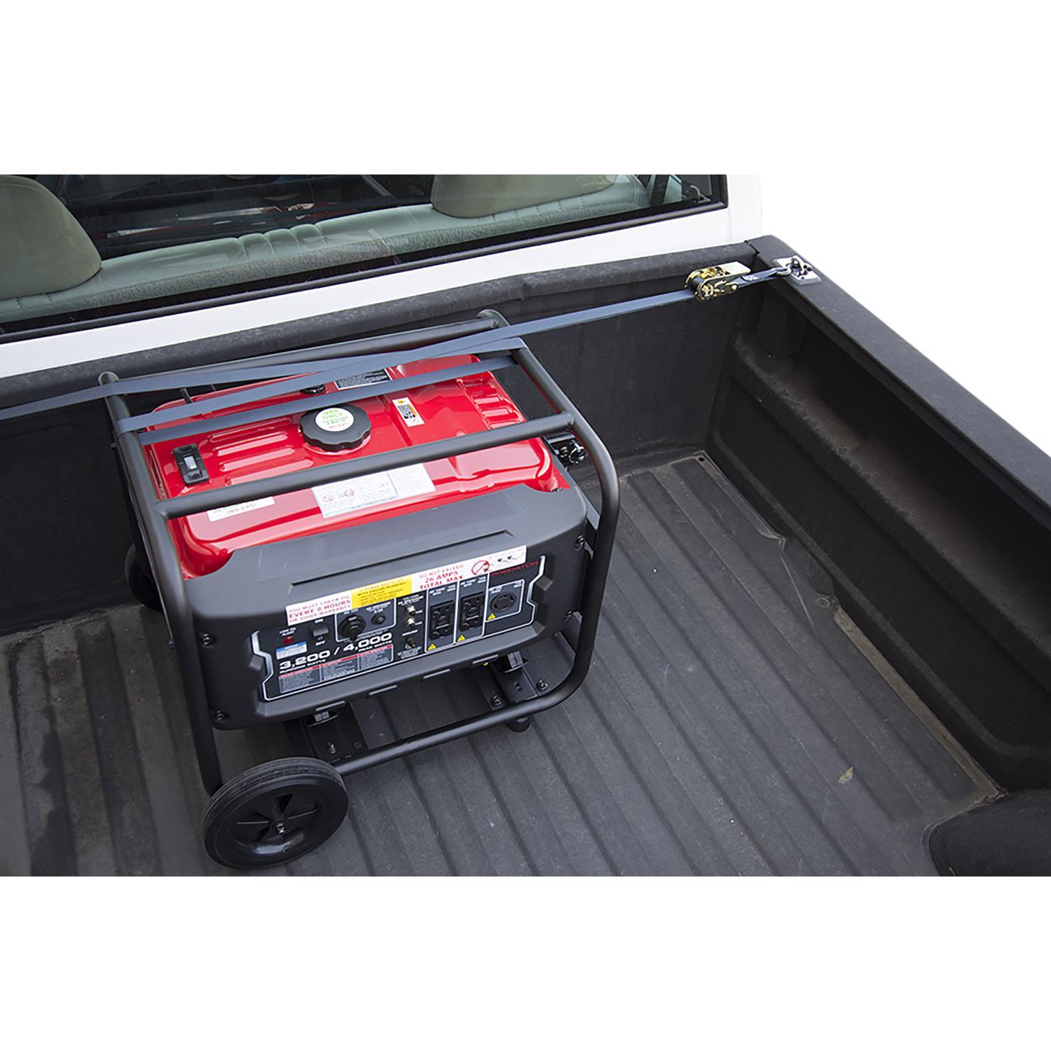 Keeper 1 in. W X 10 ft. L Black Tie Down w/Ratchet 400 lb 1 pk