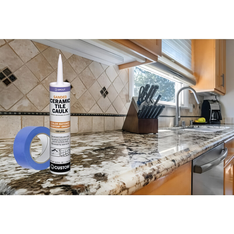 Custom Building Products Polyblend Platinum 10.5 oz. Sanded Ceramic Tile Caulk