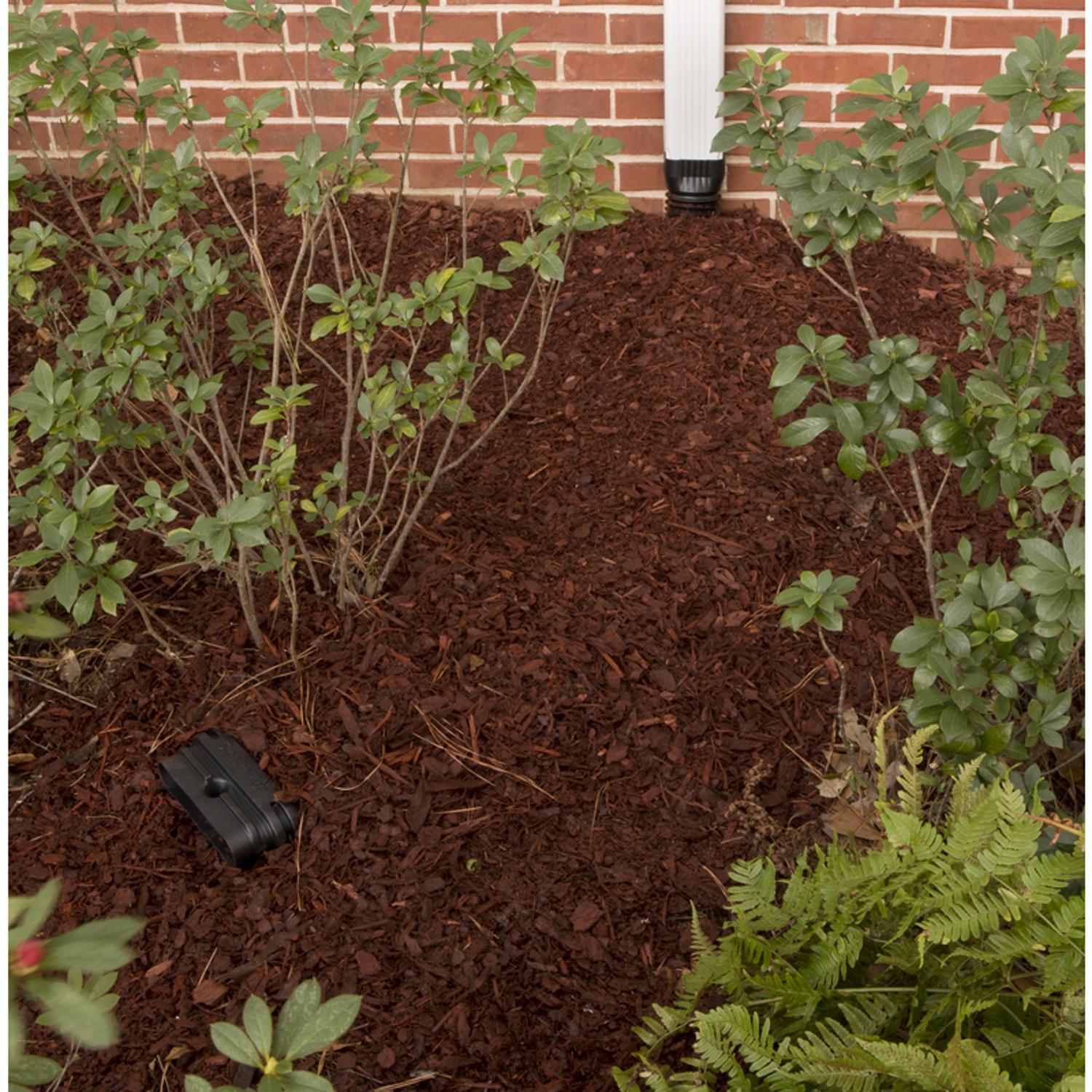 Amerimax StealthFlow 4.75 in. H X 7.25 in. W X 43 in. L Black Vinyl K Downspout Extension