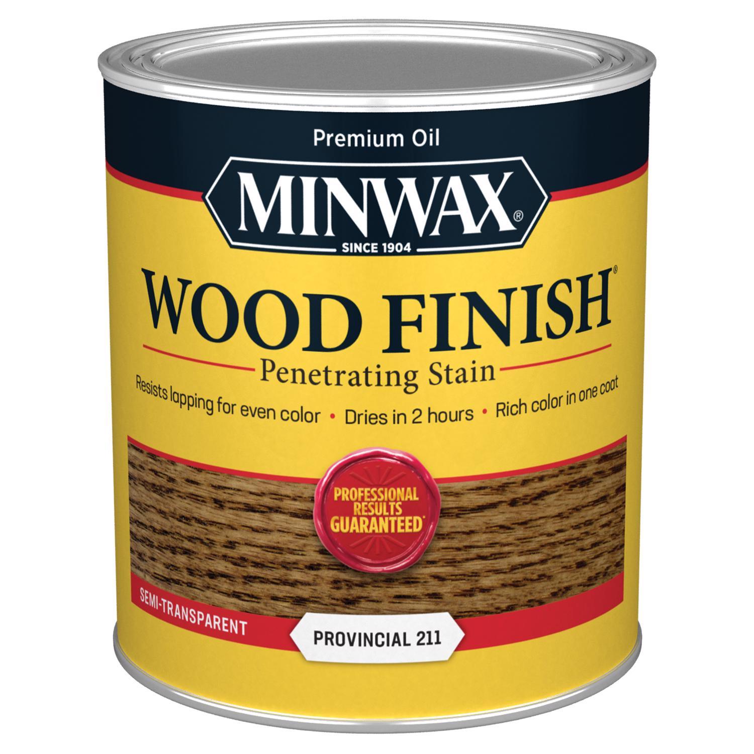 Minwax Wood Finish Semi-Transparent Provincial Oil-Based Penetrating Wood Stain 1 qt