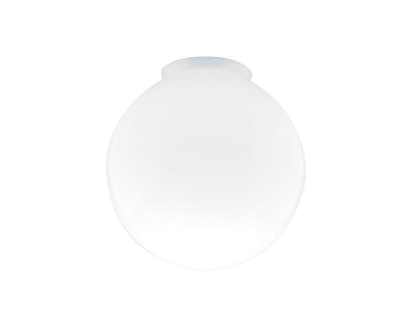 Westinghouse Round White Glass Lamp Shade 1 pk