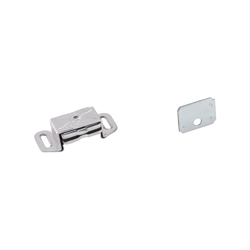 Amerock 1/2 in. H X 1 in. W X 2-3/16 in. D Aluminum Single Magnetic Catch