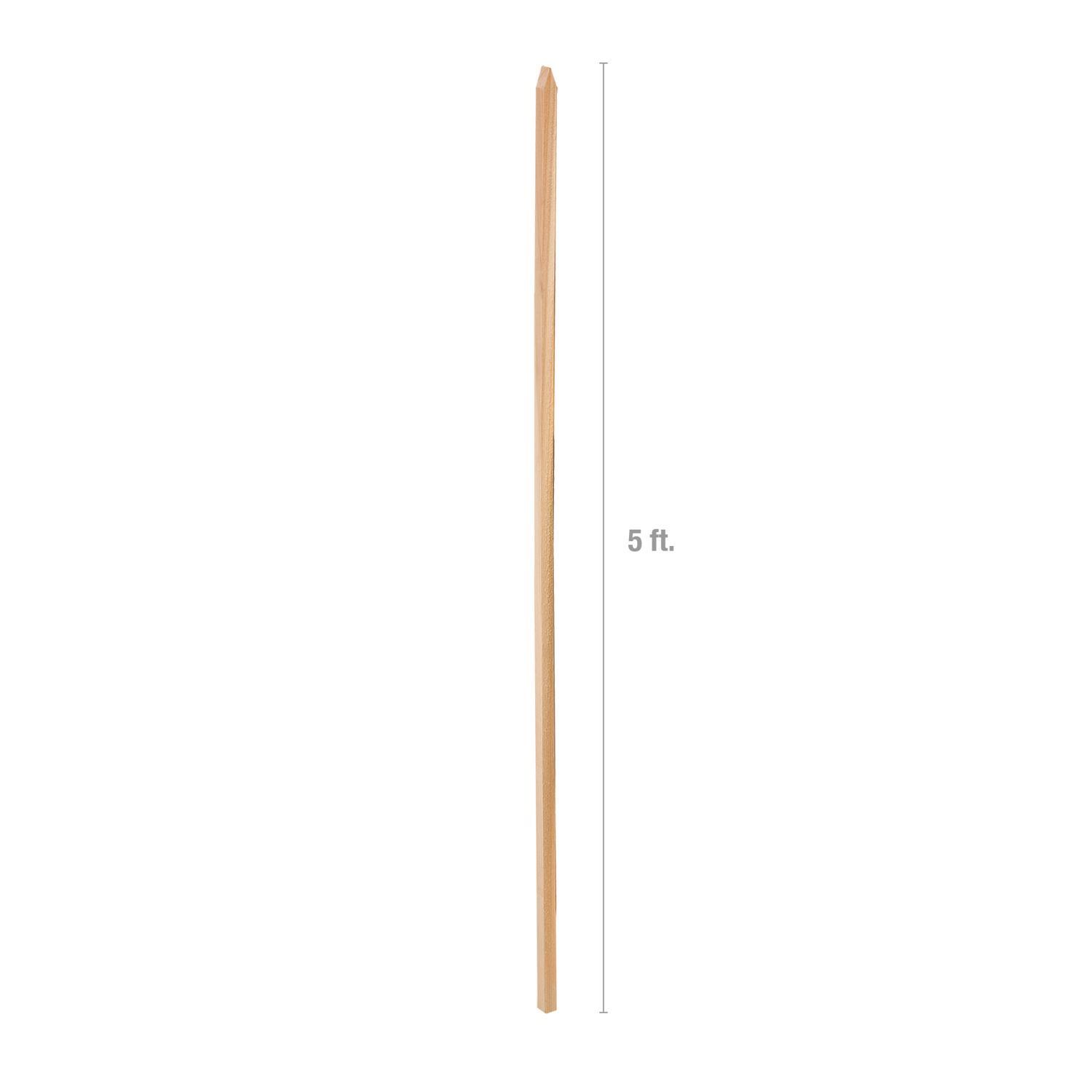 Panacea 60 in. H Brown Wood Plant Stake