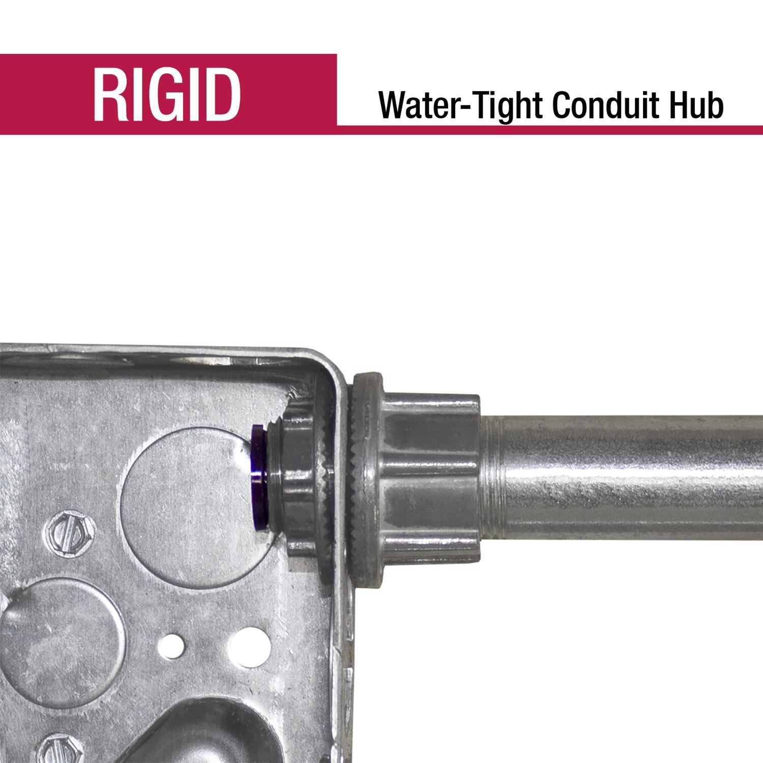 Sigma Engineered Solutions 3/4 in. D Die-Cast Zinc Water-Tight Conduit Hub For Rigid/IMC 1 pk