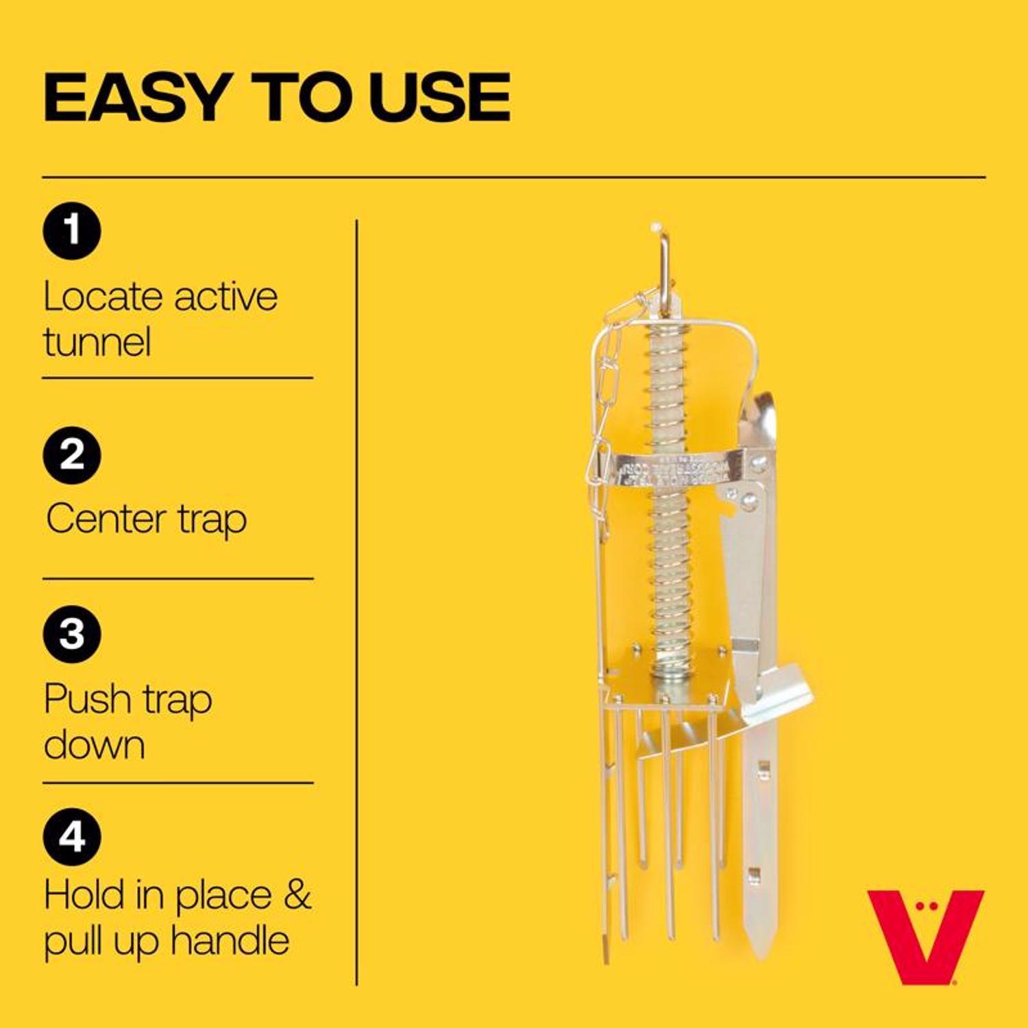 Victor Medium Plunger Animal Trap For Moles 1 pk