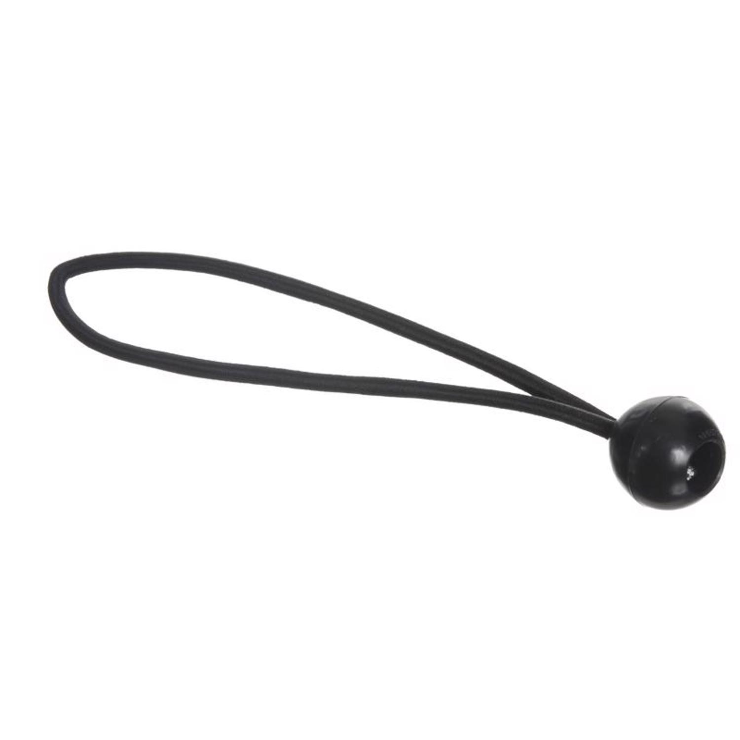 Keeper Black Bungee Ball Cord 8 in. L X 0.315 in. 25 pk
