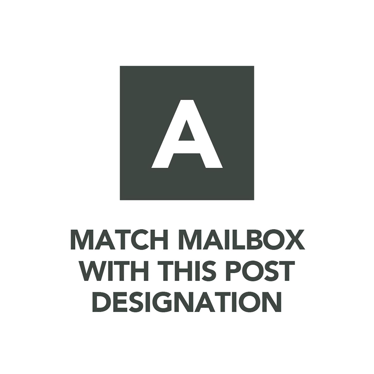 Architectural Mailboxes Ironside Contemporary Galvanized Steel Post Mount Black Mailbox