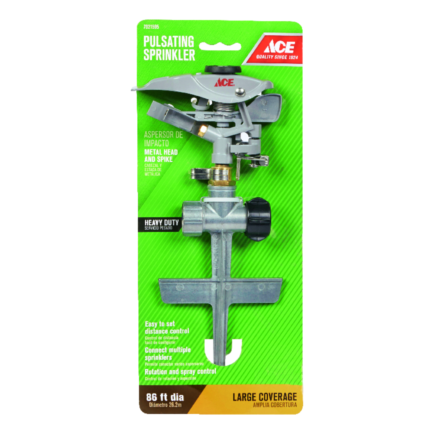 Ace Metal Pulse Sprinkler 5800 sq ft 1 pk