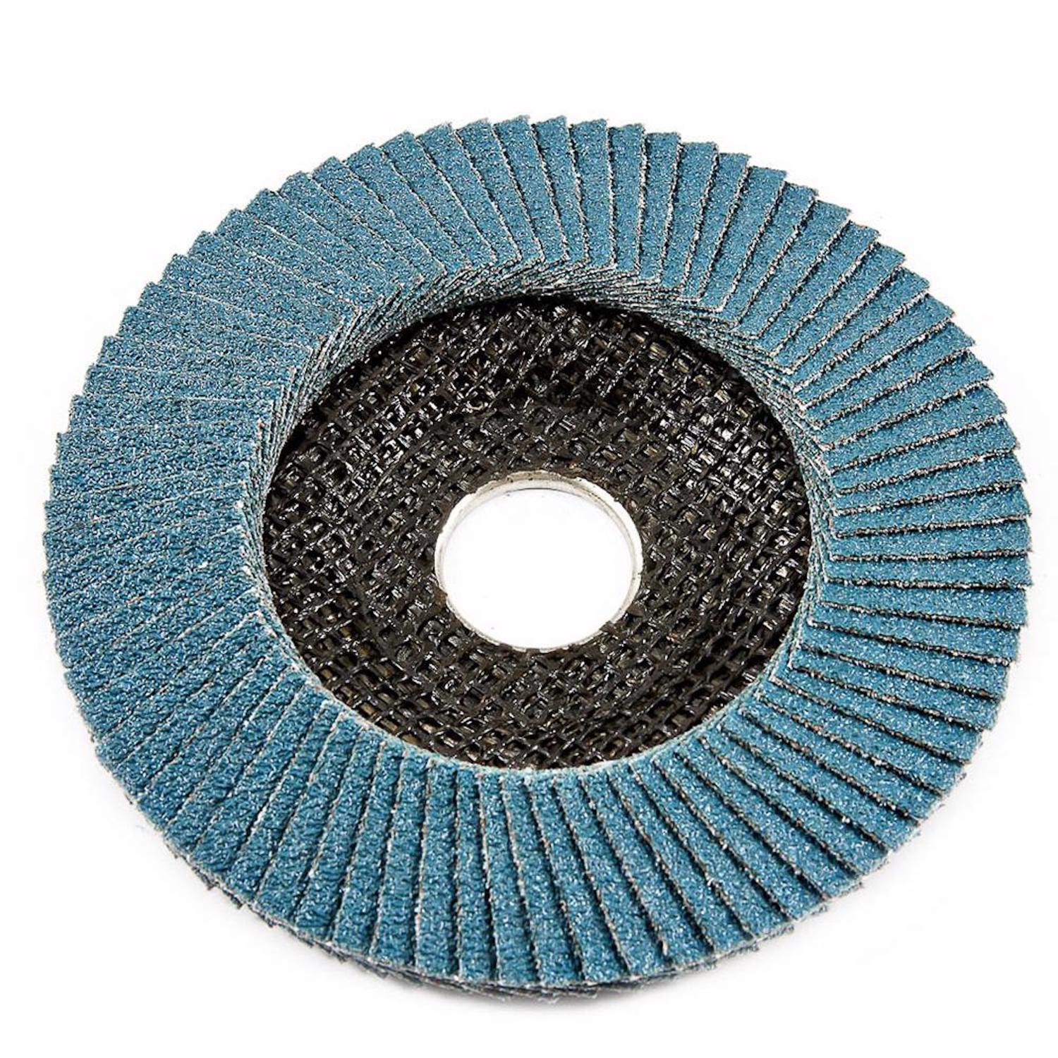 Forney 4-1/2 in. D X 7/8 in. Zirconia Aluminum Oxide Flap Disc 60 Grit 1 pc