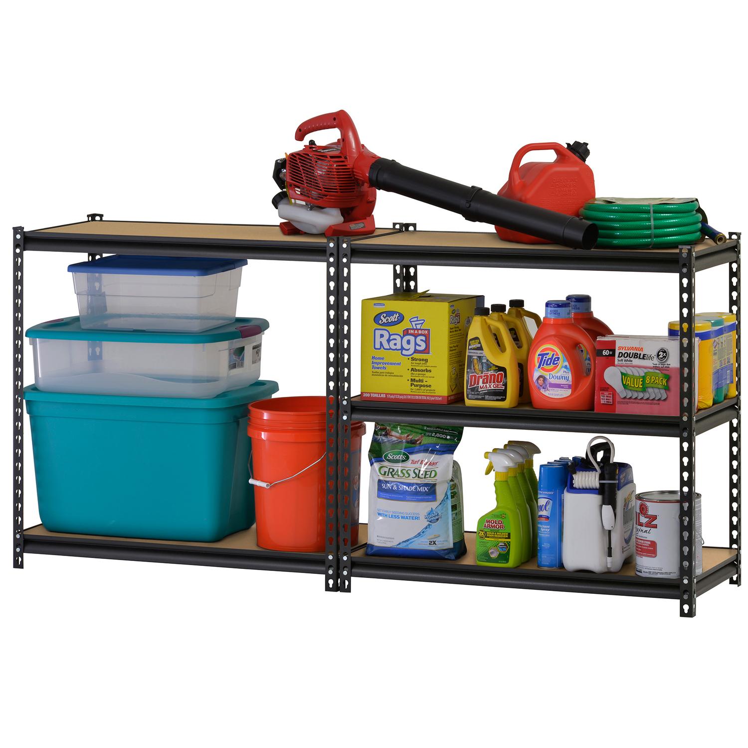 Edsal Muscle Rack 72in. H x 36in. W x 18in. D Steel Shelving Unit
