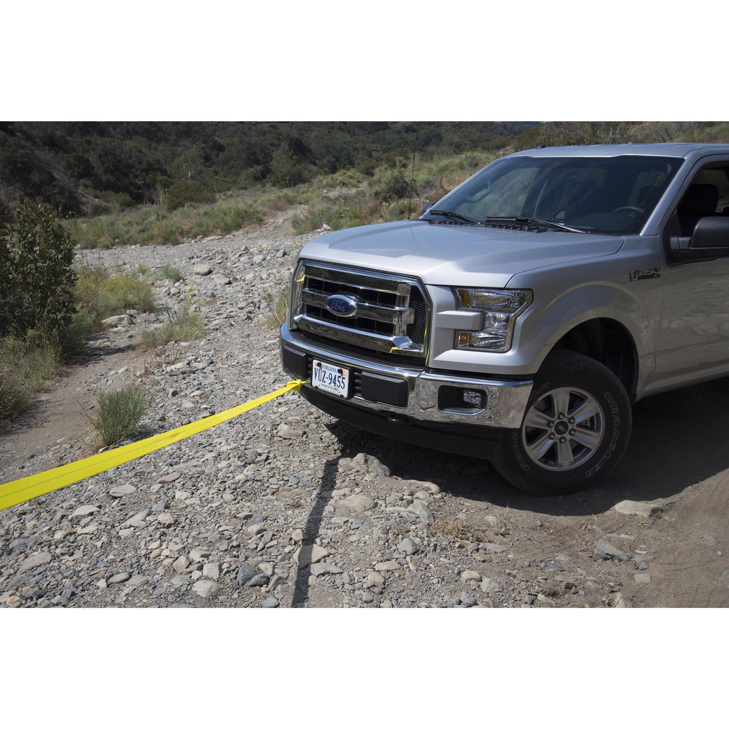 Keeper 3 in. W X 30 ft. L Yellow Vehicle Recovery Strap 15000 lb 1 pk