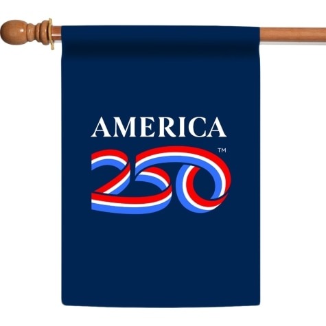 VALLEY FORGE FLAG AMERICA 250 PATRIOTIC HOUSE FLAG OUT-SEASON 0901