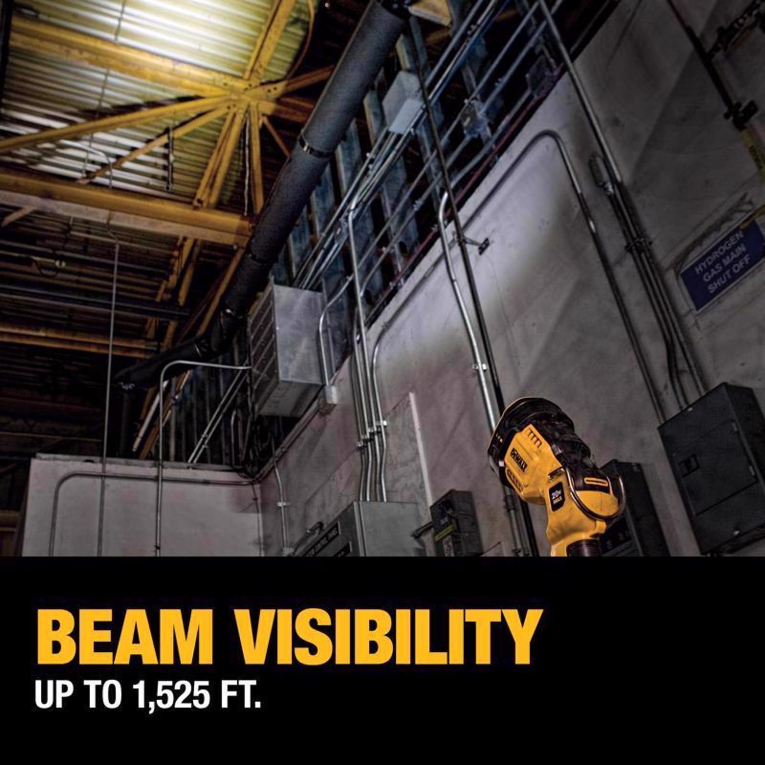 DeWalt 20V MAX 1500 lm Black/Yellow LED Jobsite Spotlight