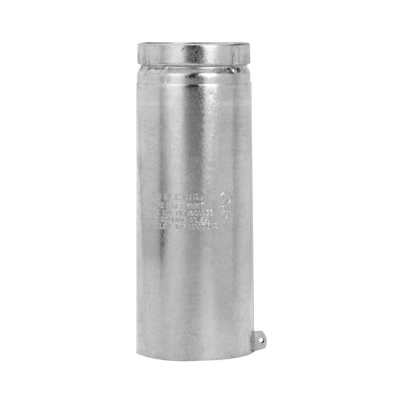 Selkirk 3 in. D X 12 in. L Aluminum Round Gas Vent Pipe