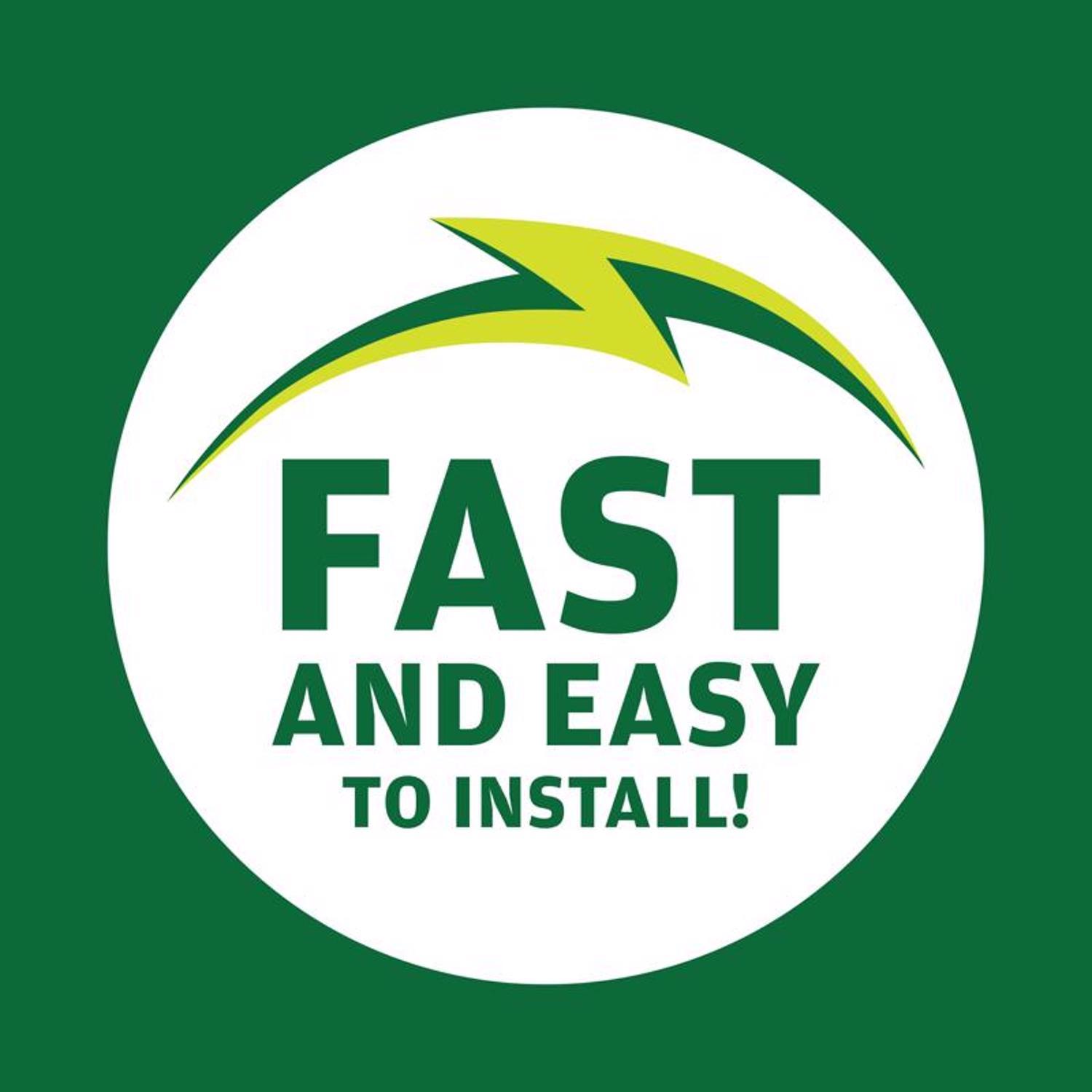 Master Mark 20 ft. L X 6 in. H Plastic Black Poundable Edging