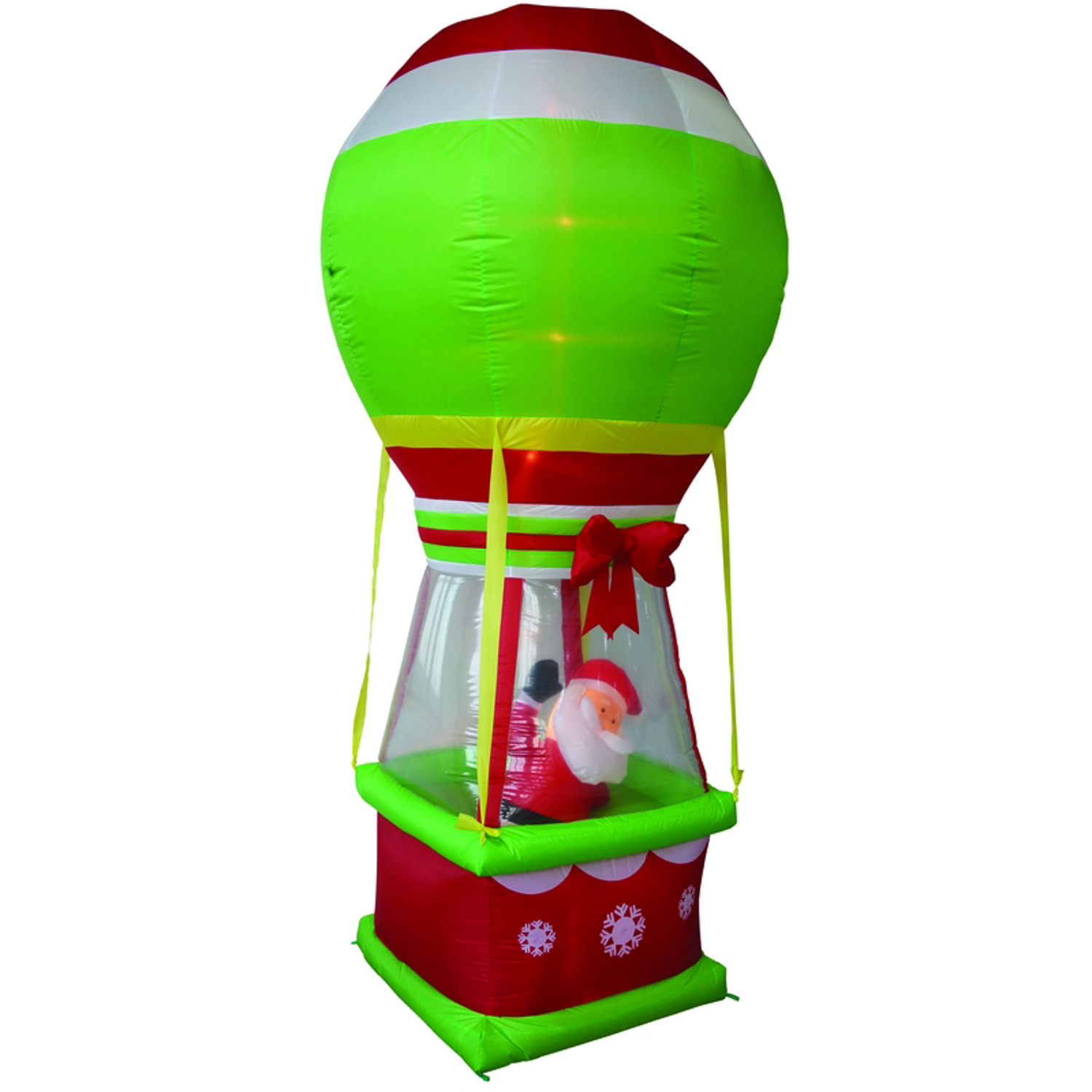 Celebrations 9 ft. Santa In Hot Air Balloon Inflatable