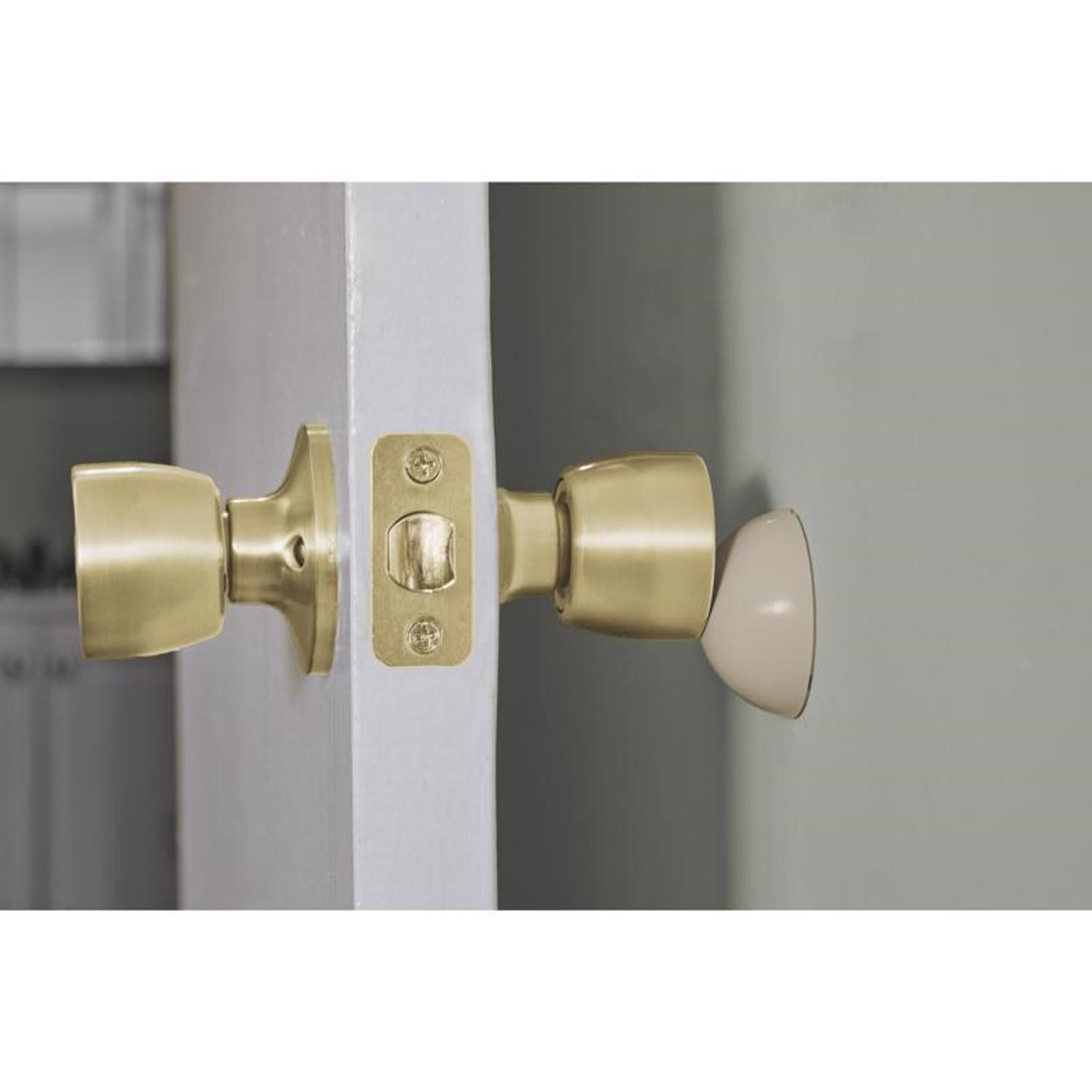 Ace 2-3/8 in. W Plastic Almond Wall Door Stop Mounts to wall 0 in.