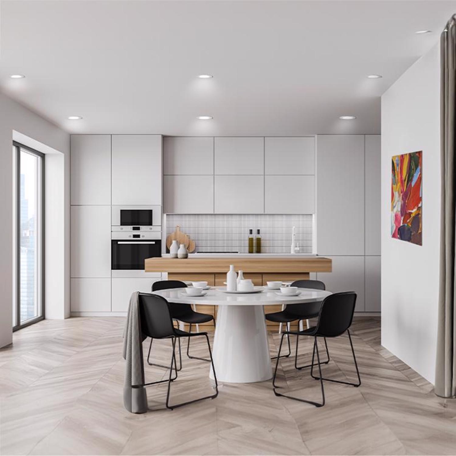 Feit LED Retrofits White 7.1 in. W LED Canless Recessed Downlight 10.3 W