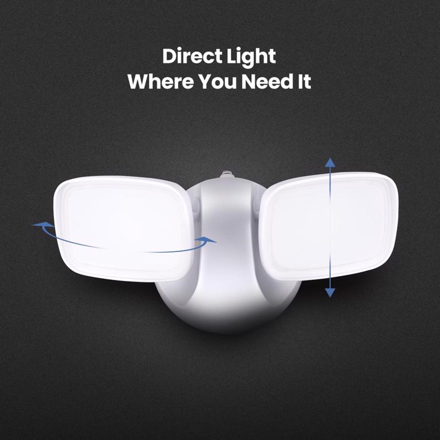 Feit LED Dusk to Dawn Hardwired LED White Security Floodlight