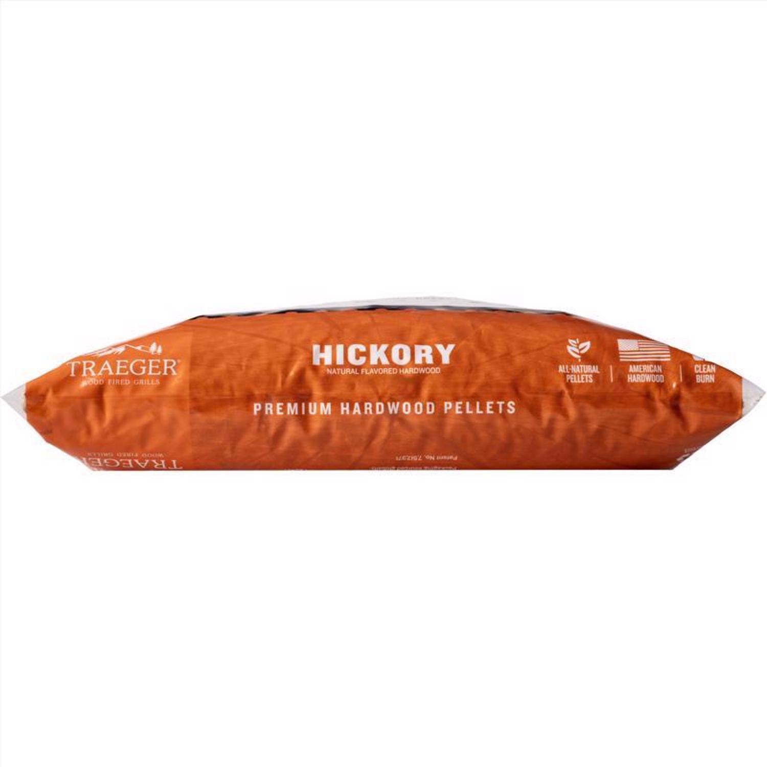 Traeger Premium All Natural Hickory Hardwood Pellets 20 lb