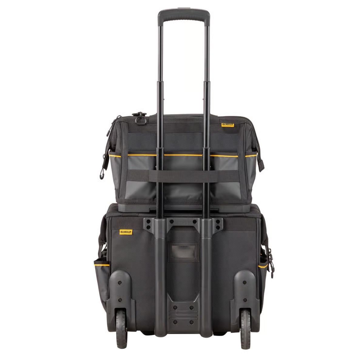 DEWALT Polyester/Tarpaulin Open Mouth All-Purpose Tool Bag 19 pocket Black/Yellow 1 Piece