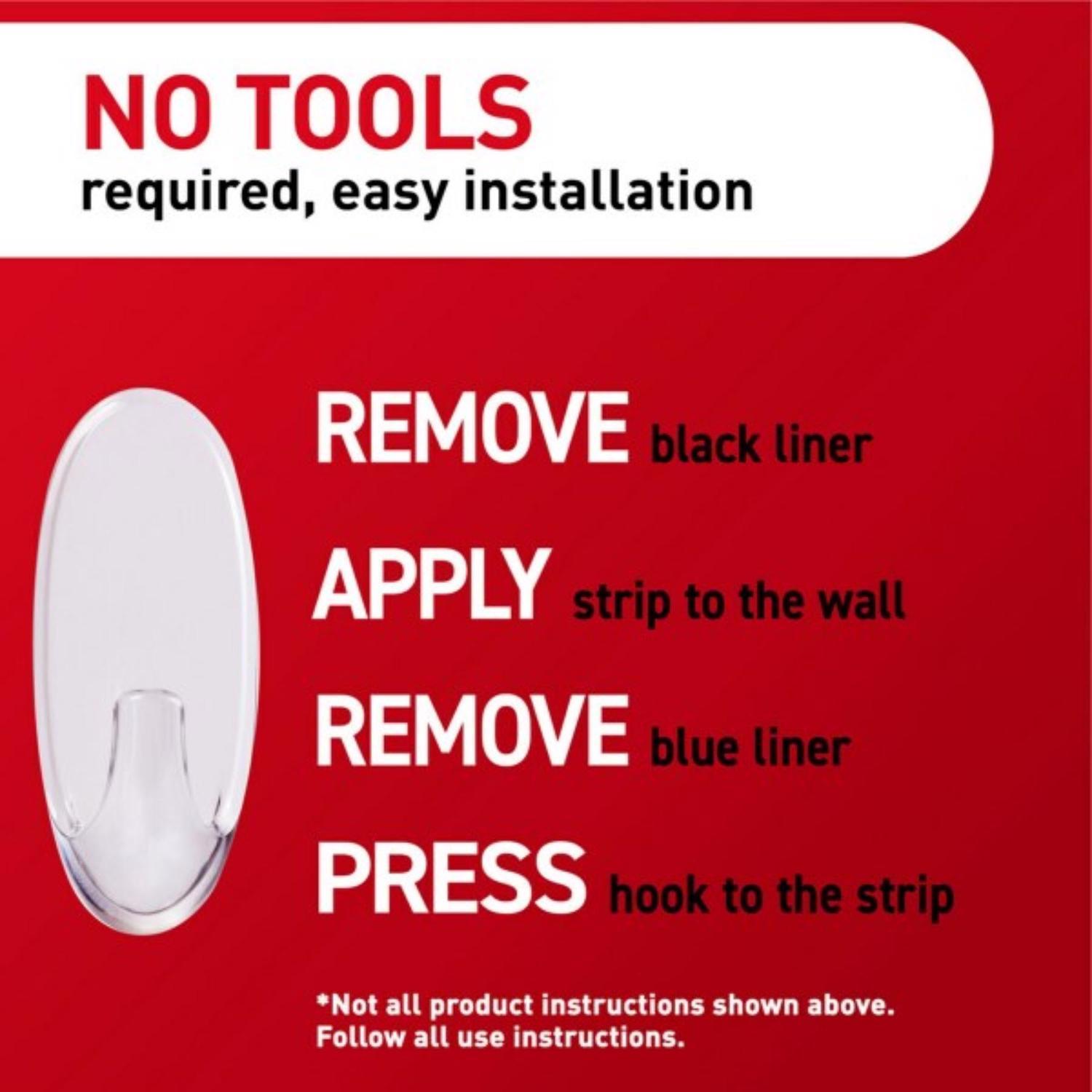 3M Command Medium Plastic Hook 1.625 in. L 2 pk